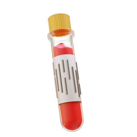 Blood Vial  3D Icon