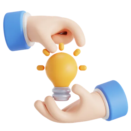 Chuva de ideias  3D Icon