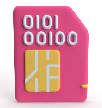 Carte mémoire  3D Icon