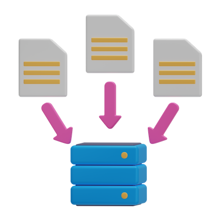 Collecte de données  3D Icon