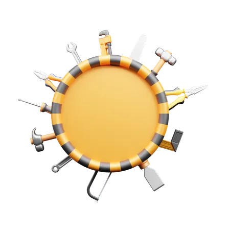 Construction Tools  3D Icon