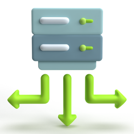 Des données de sortie  3D Icon