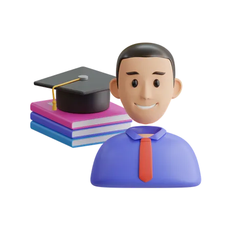 Educação  3D Icon