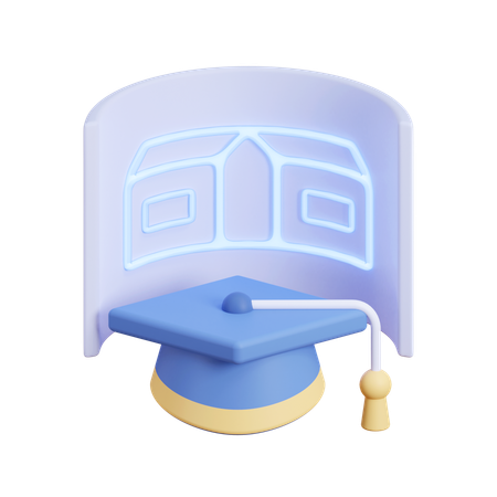 Educação  3D Icon