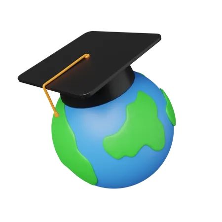 Global Education  3D Icon