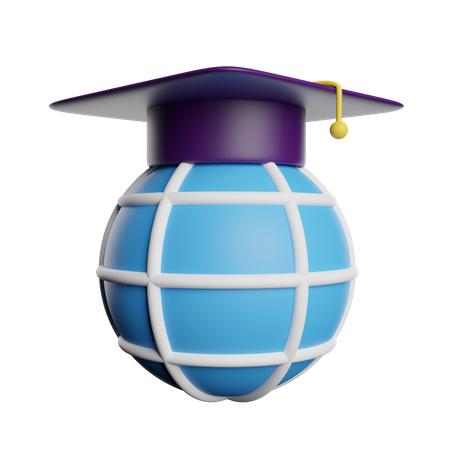 Global Education  3D Icon