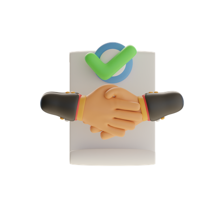 Parceria de negócios  3D Icon