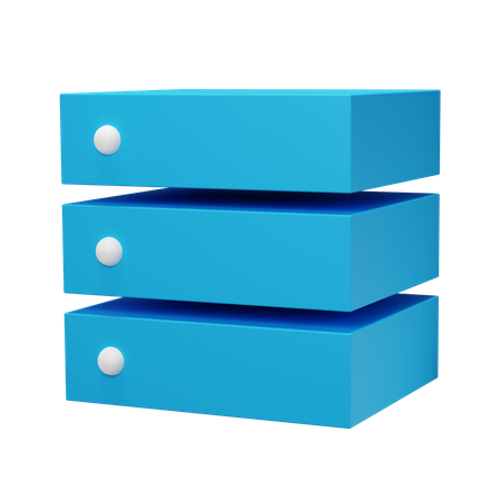 Serveur  3D Illustration